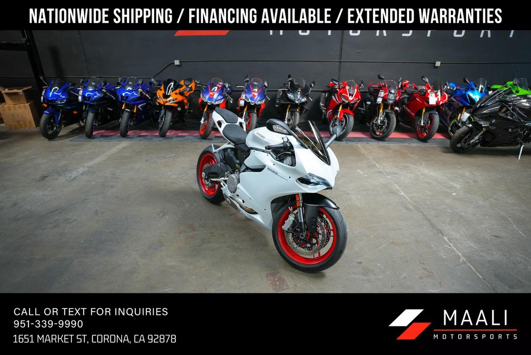 2014 Ducati 899 Panigale White
