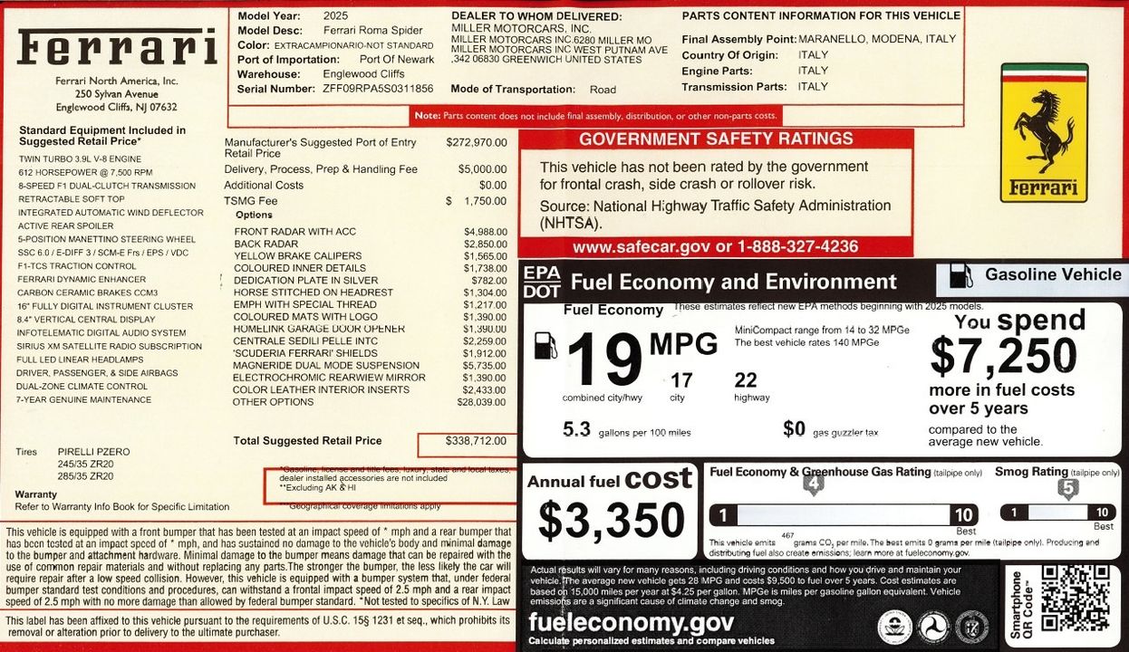 2025 Ferrari Roma Spider