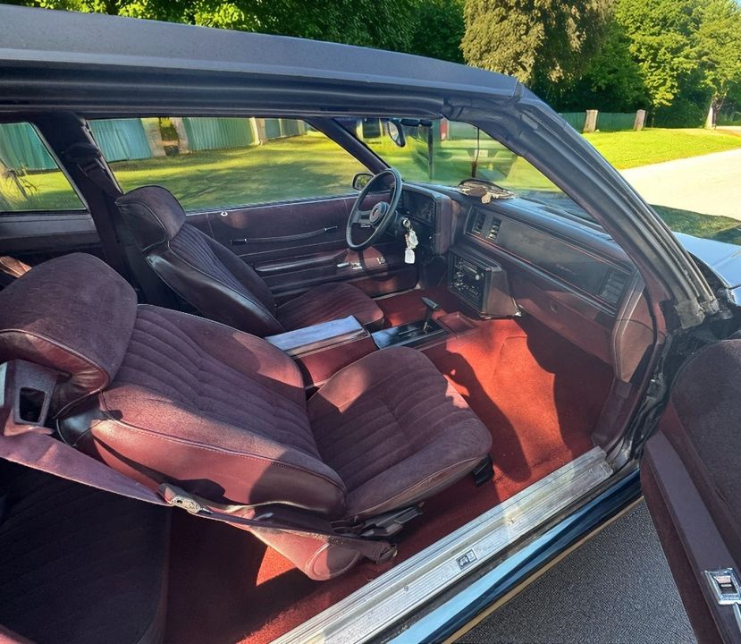 1987 CHEVROLET MONTE  CARLO  SS AERO COUPE T TOPS