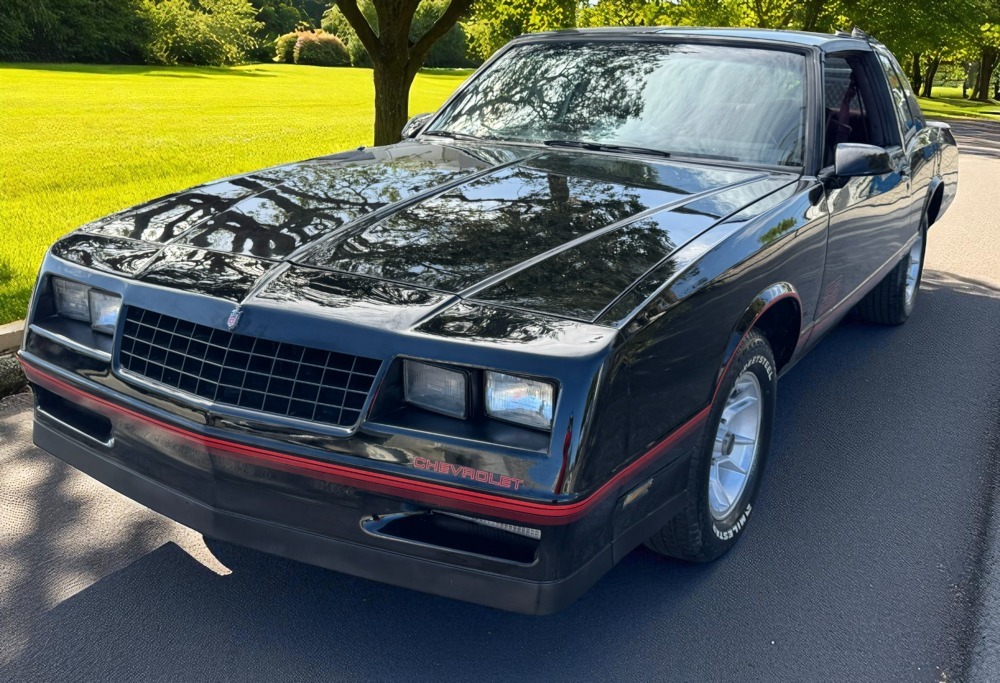1987 CHEVROLET MONTE  CARLO  SS AERO COUPE T TOPS