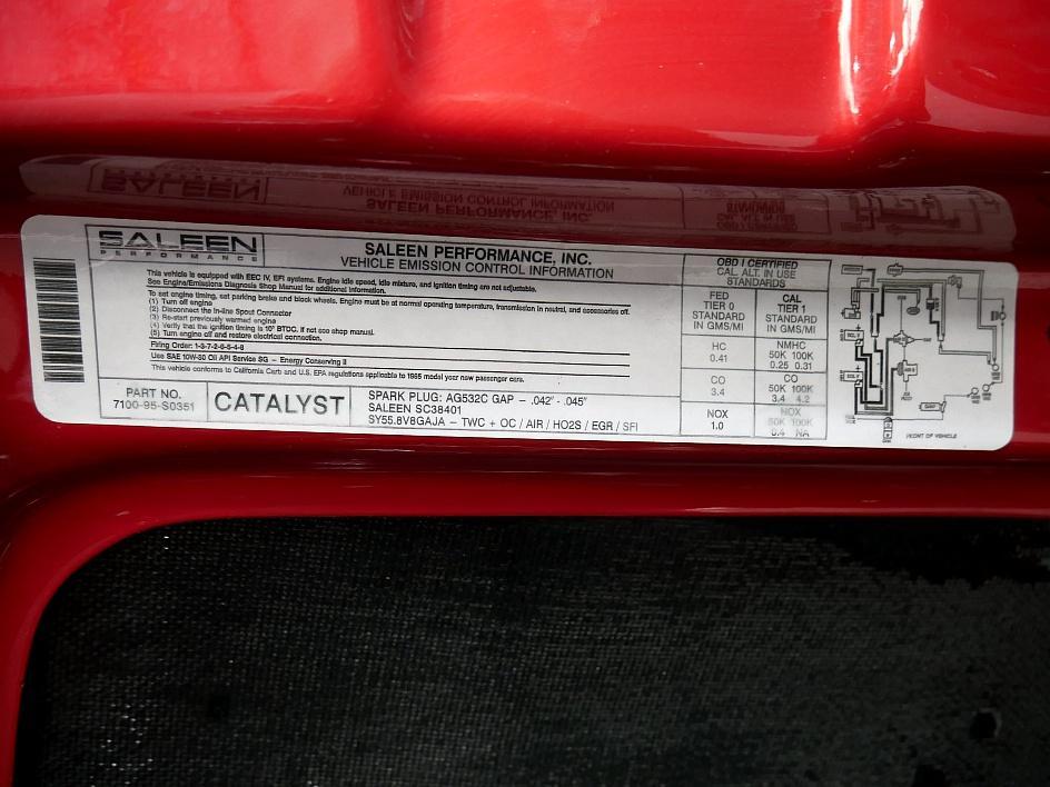 1995 Ford Saleen Mustang