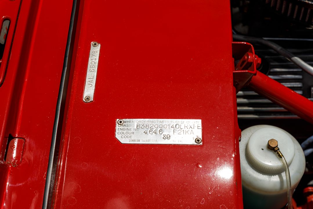1966 Sunbeam Tiger