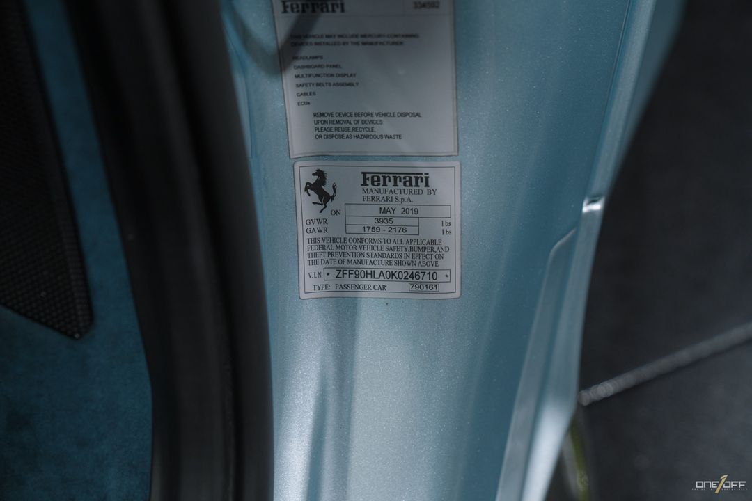 2019 Ferrari 488 Pista
