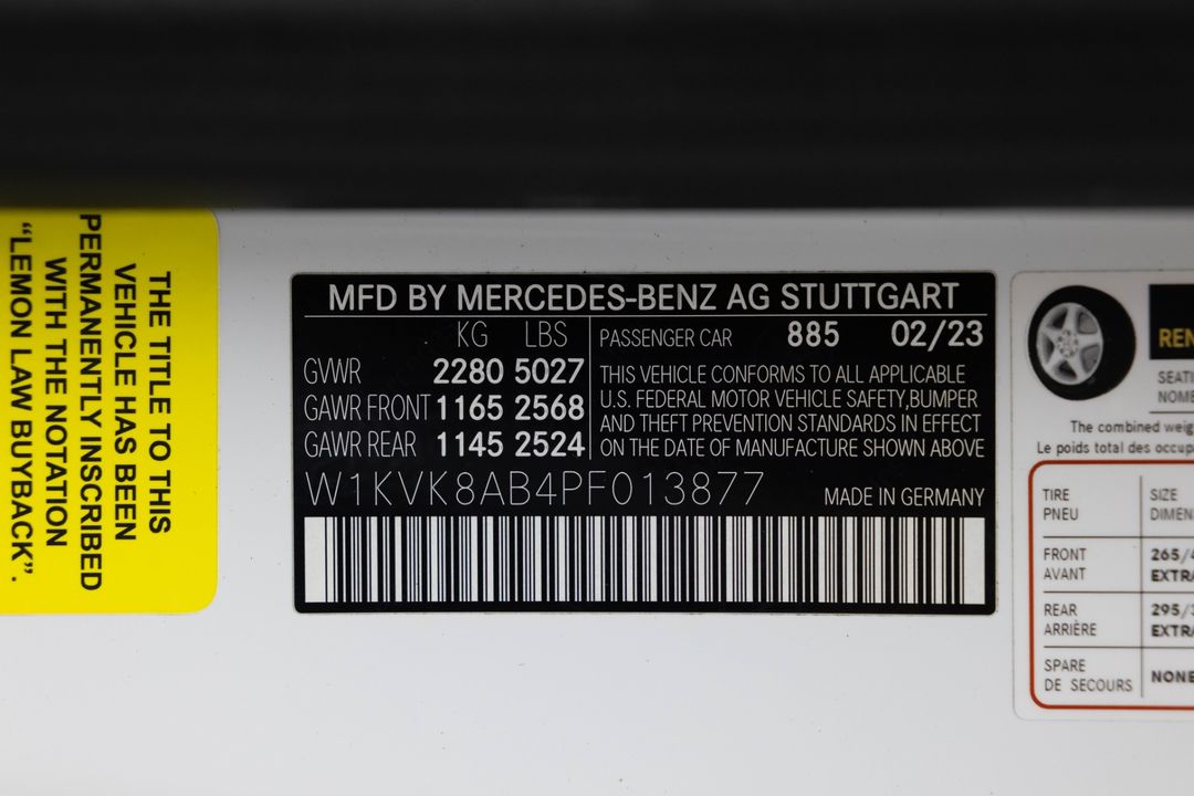 2023 Mercedes-Benz SL 55 AMG