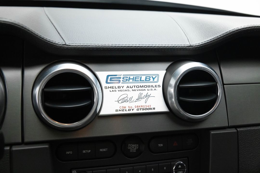 2008 Ford Mustang Shelby GT500KR