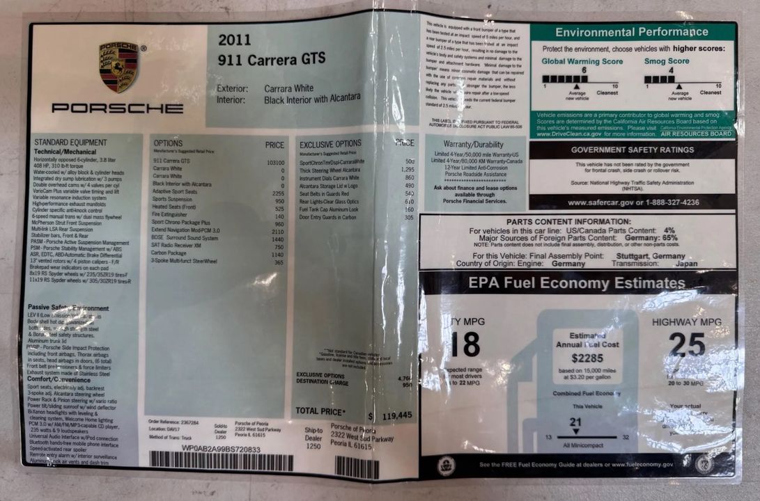 2011 Porsche 911