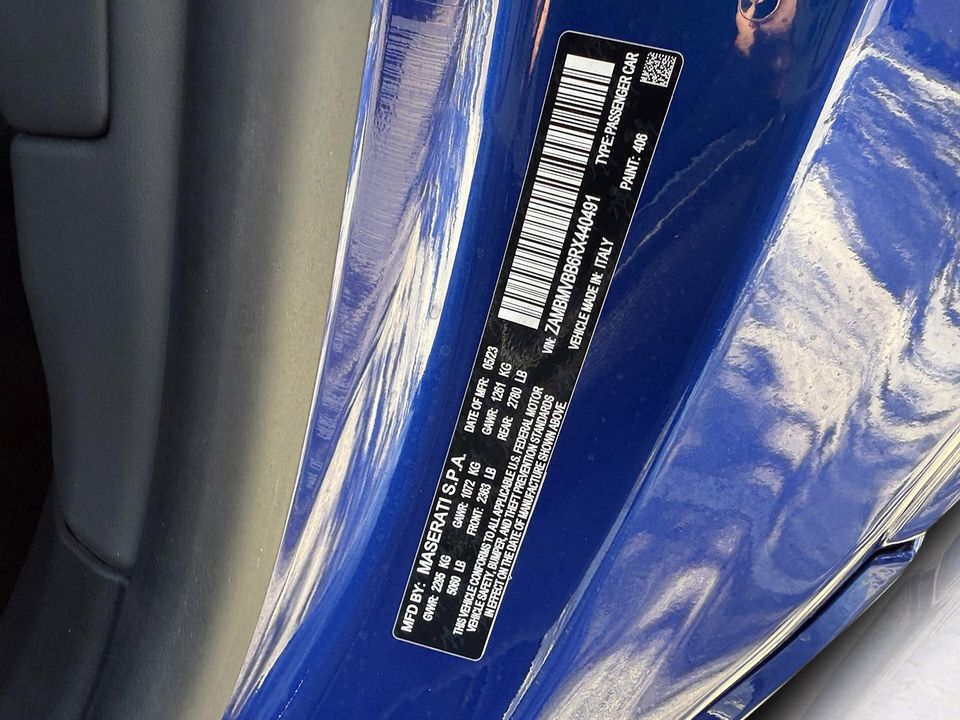2024 MASERATI GRANTURISMO