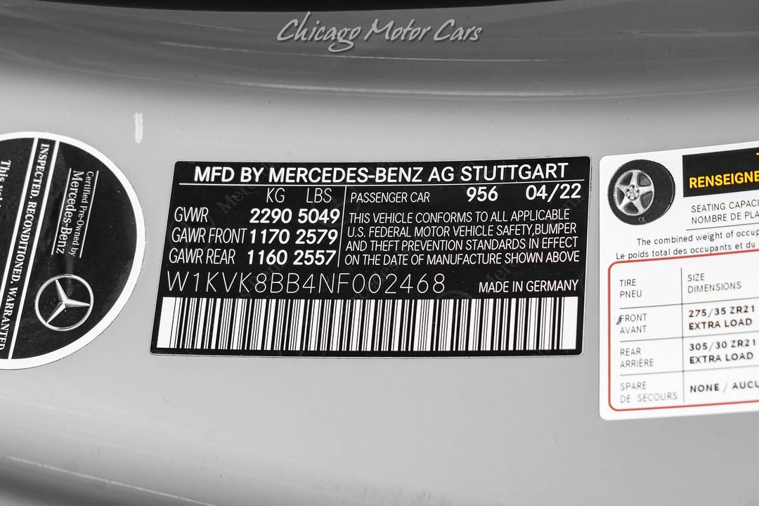 2022 Mercedes-Benz SL63 AMG