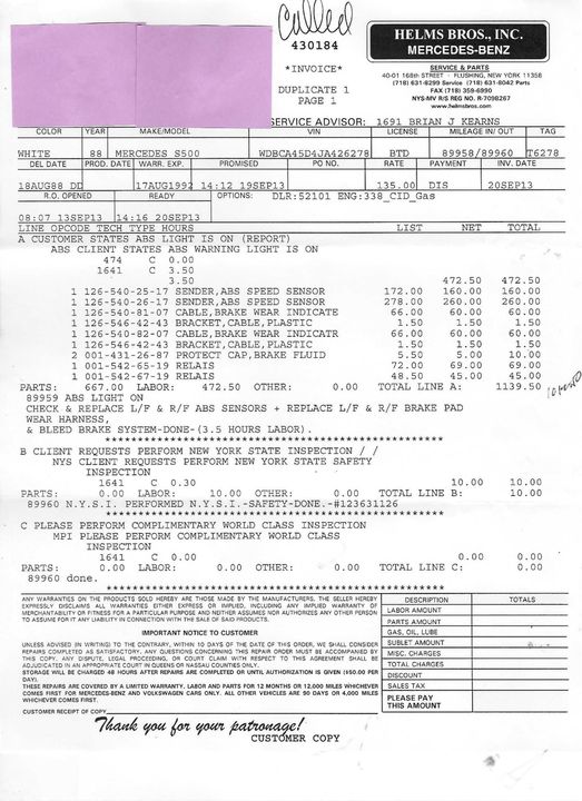 1988 Mercedes-Benz 560SEC
