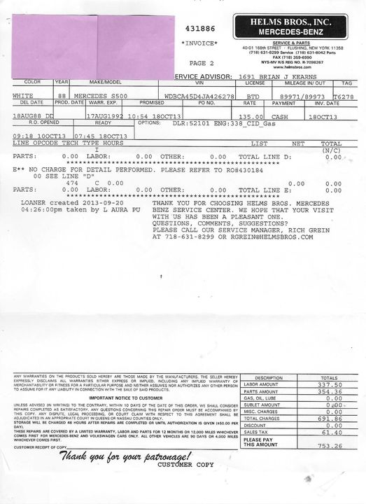 1988 Mercedes-Benz 560SEC