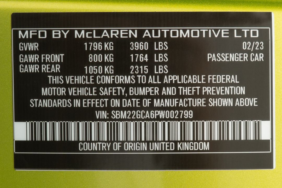 2023 McLaren GT