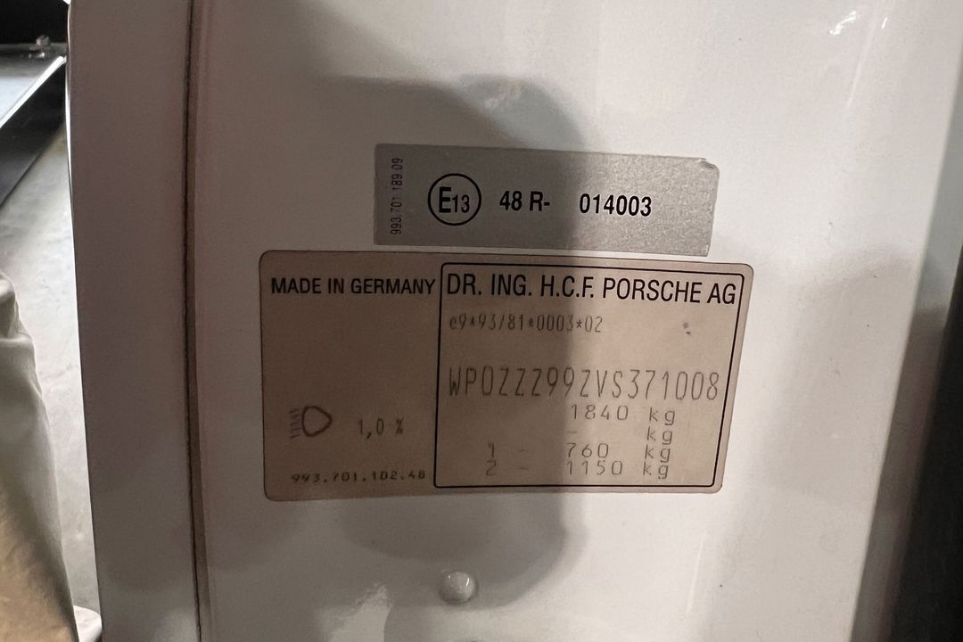 1997 Porsche 911 Turbo Coupe