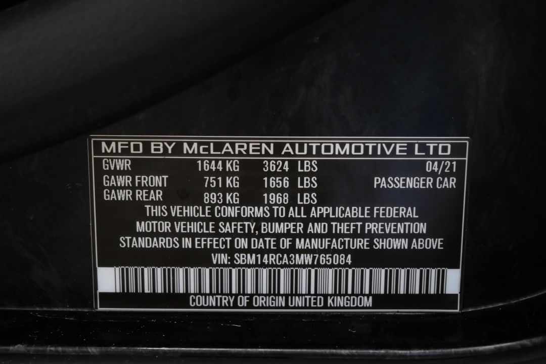 2021 McLaren 765LT