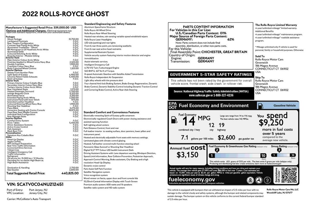 2024 Rolls-Royce Spectre