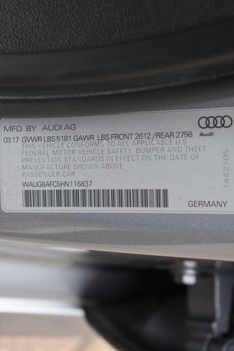 2017 Audi A6 Premium Plus