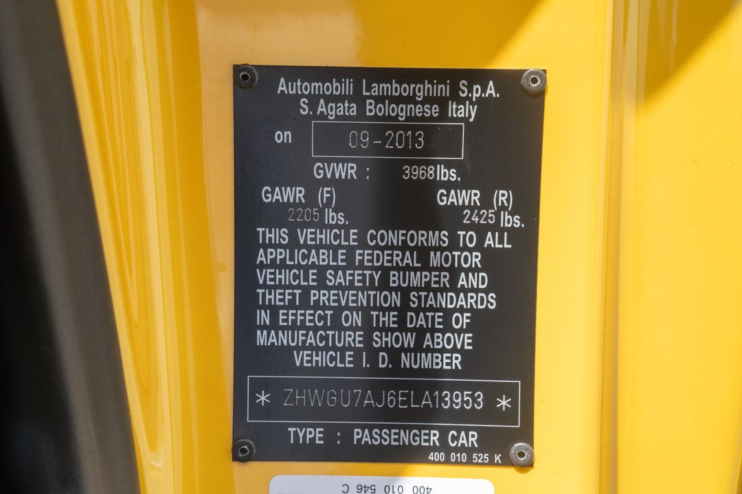 2014 Lamborghini Gallardo