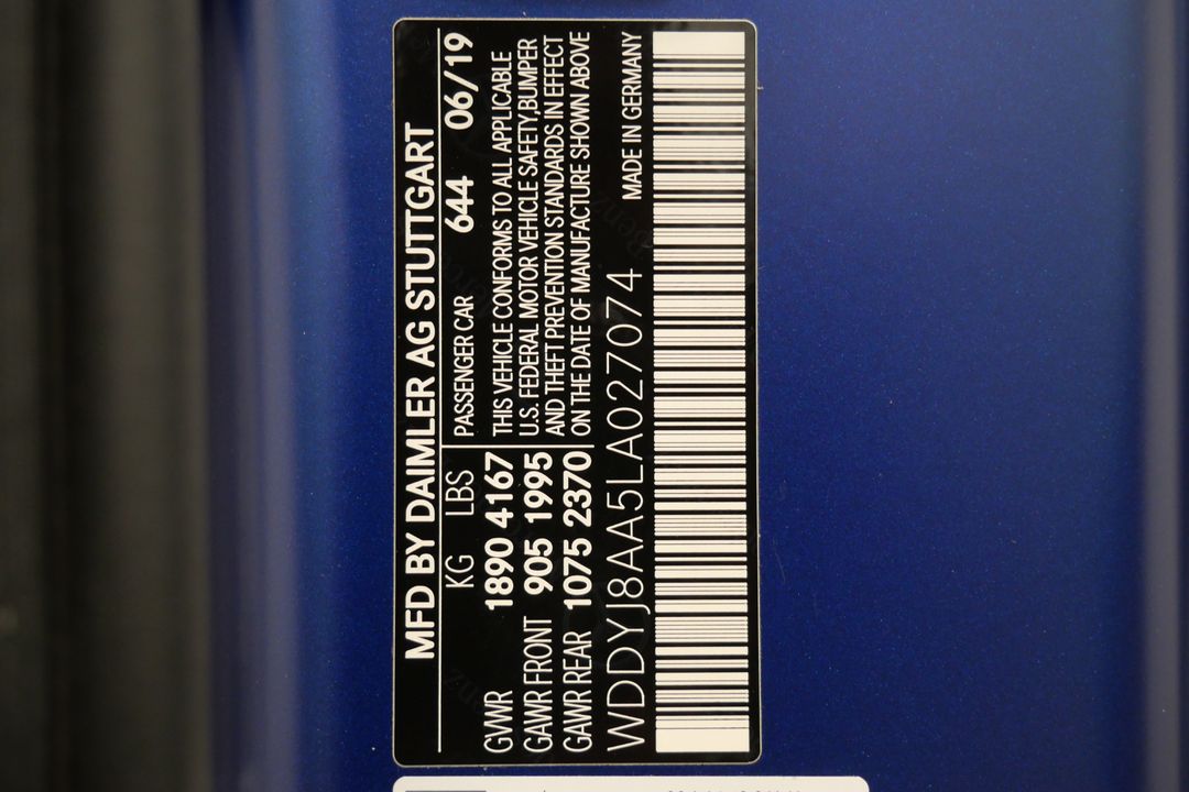 2020 Mercedes-Benz AMG GT