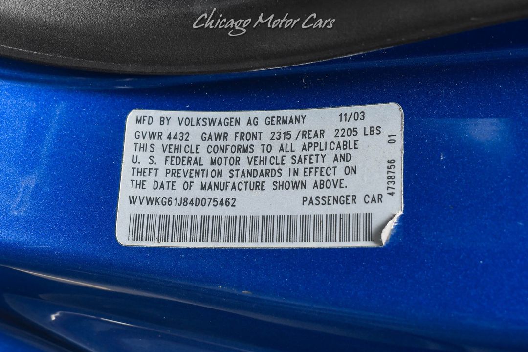 2004 Volkswagen R32