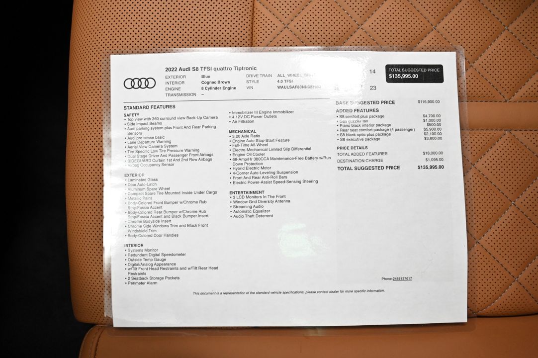 2022 Audi S8