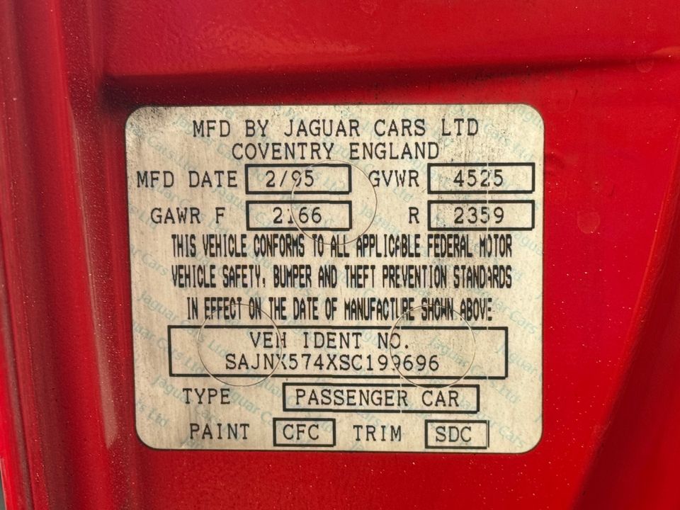 1995 Jaguar XJ-Series