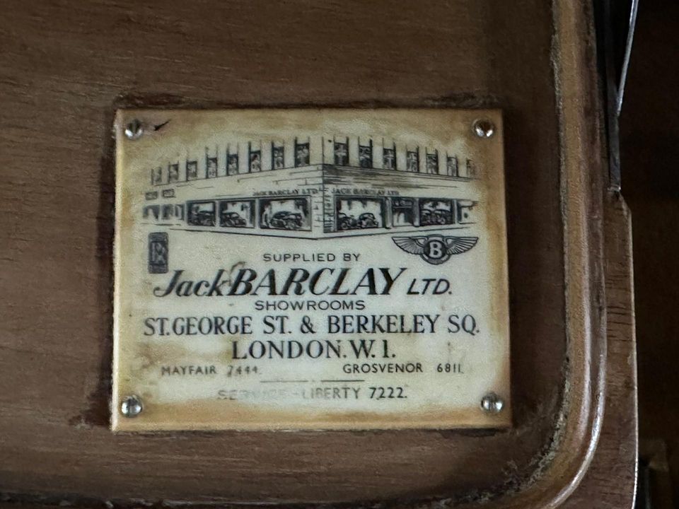 1938 Bentley 4.25 Liter Park Ward Sports Saloon
