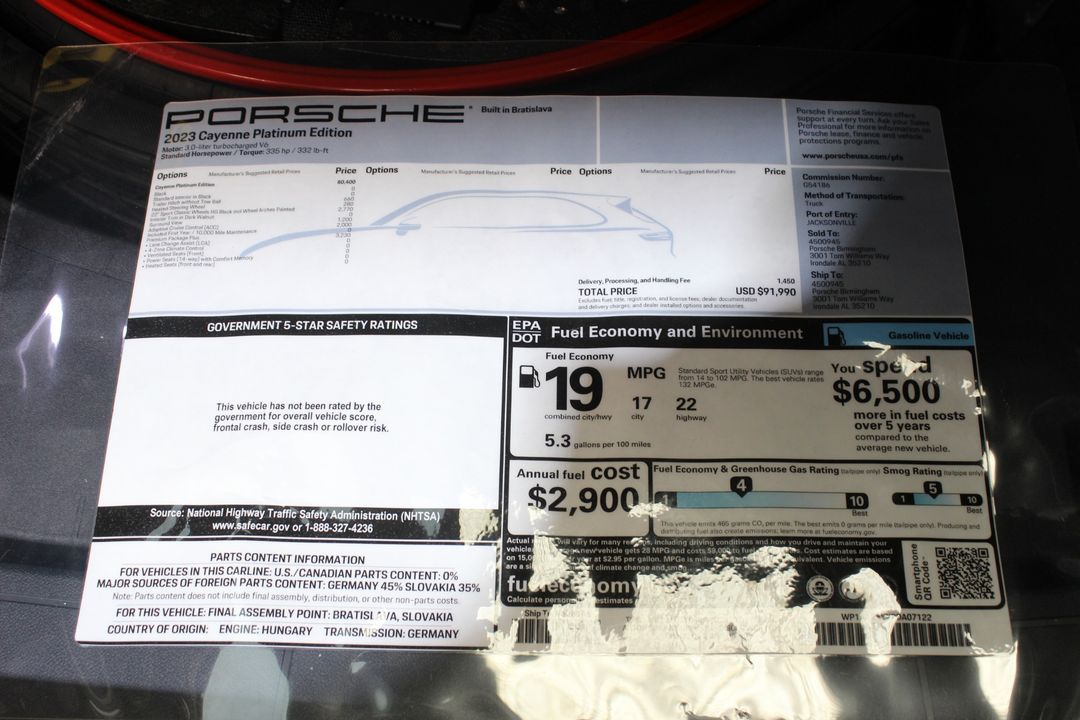 2023 Porsche Cayenne