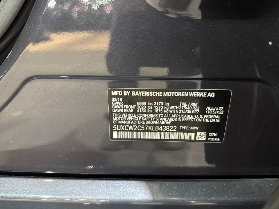2019 BMW X7 xDrive40i