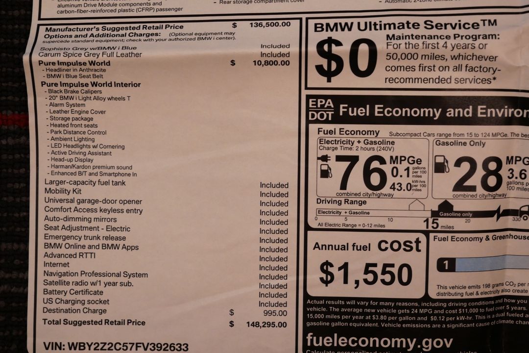 2015 BMW i8