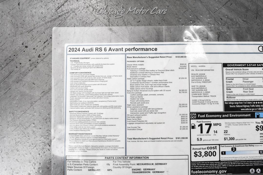 2024 Audi RS 6 Avant