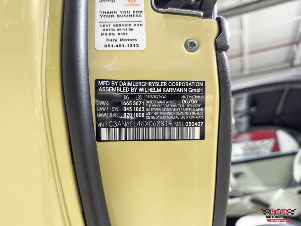 2006 Chrysler Crossfire