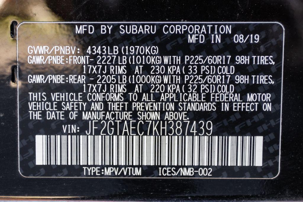 2019 SUBARU CROSSTREK