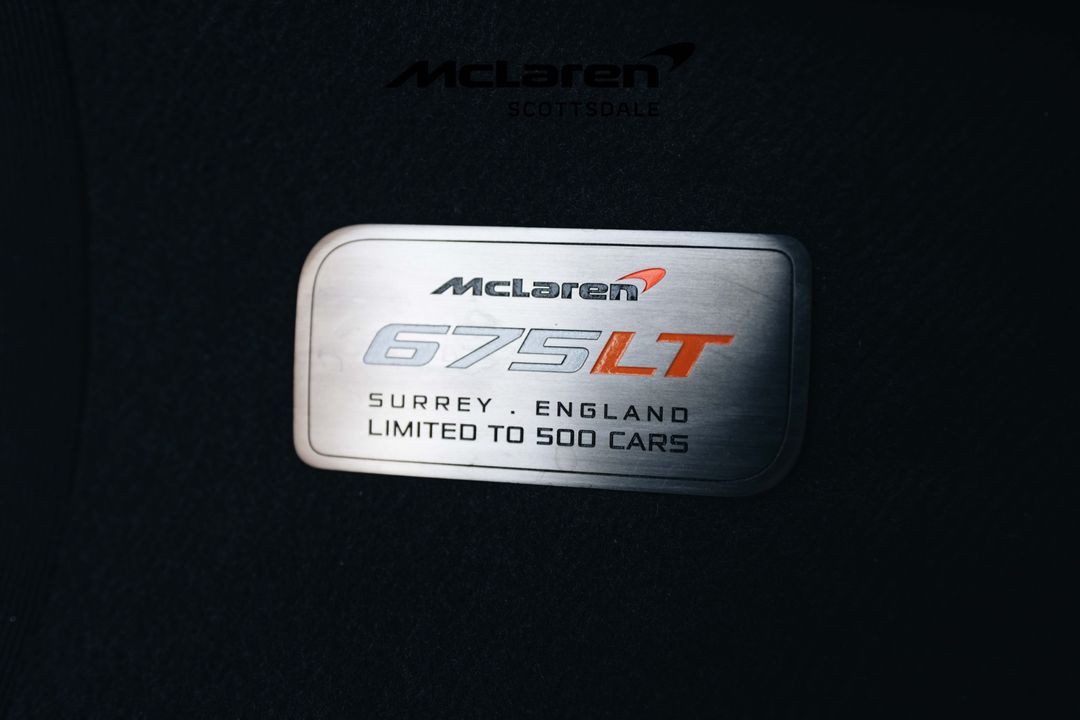 2016 MCLAREN 675LT