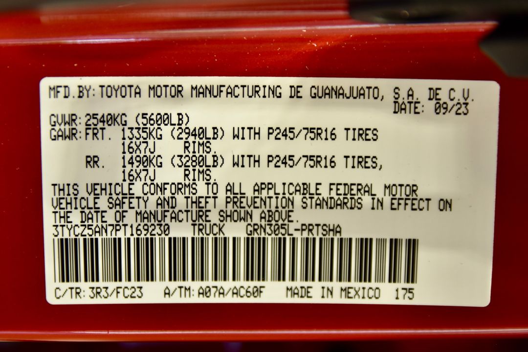 2023 Toyota Tacoma