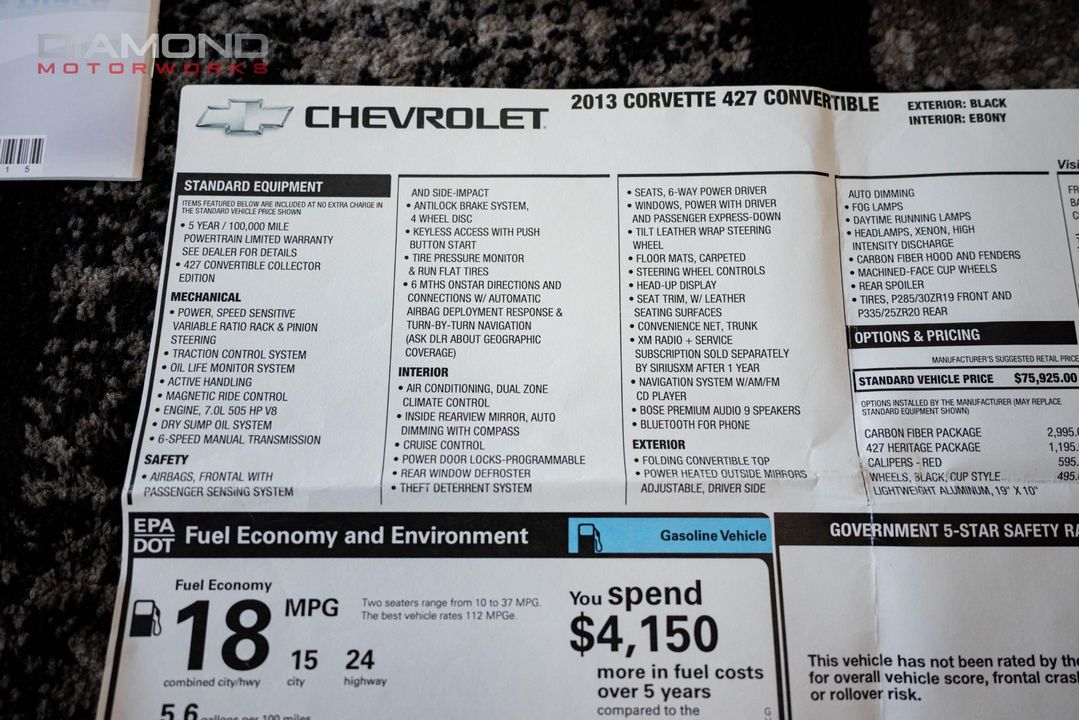 2013 Chevrolet Corvette