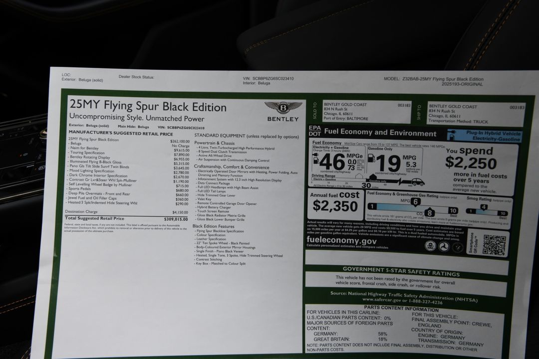 2025 Bentley Flying Spur