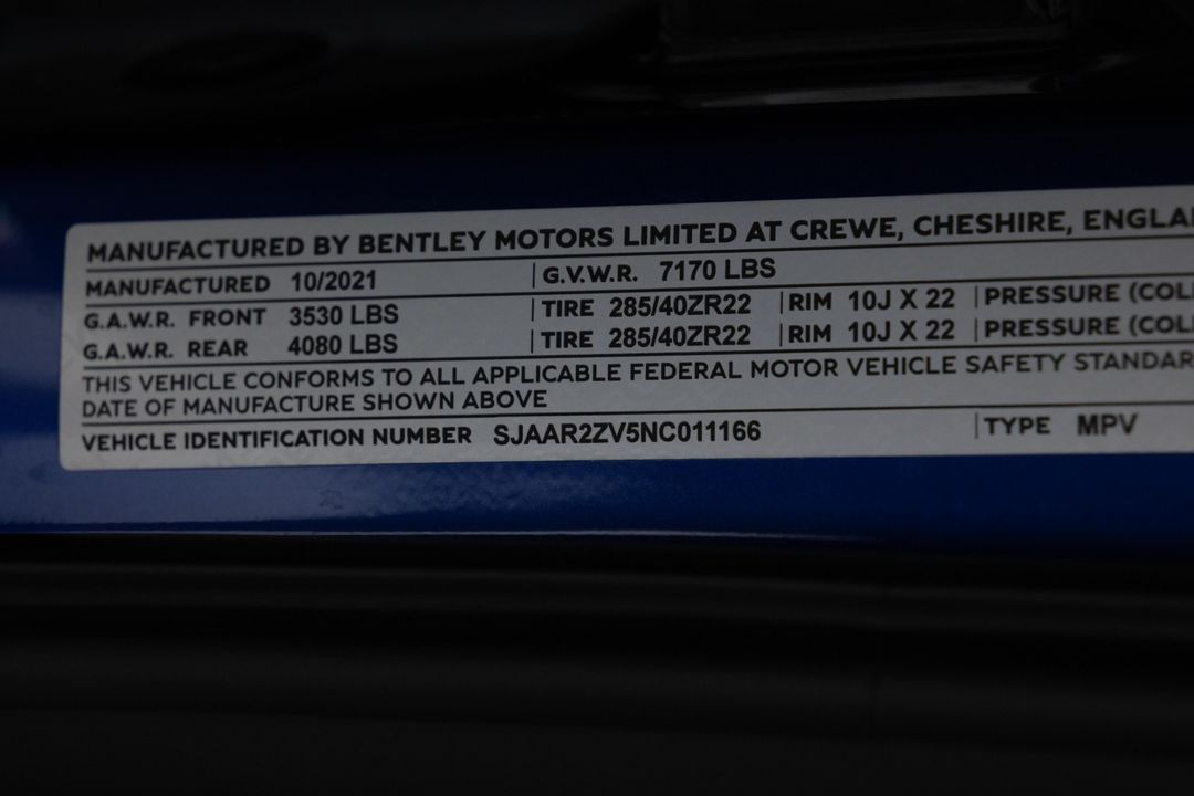 2022 Bentley Bentayga Speed