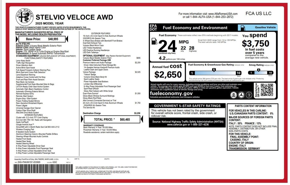 2025 Alfa Romeo Stelvio