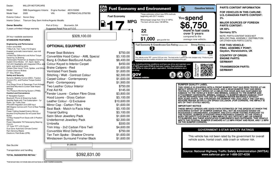 2020 Aston Martin DBS