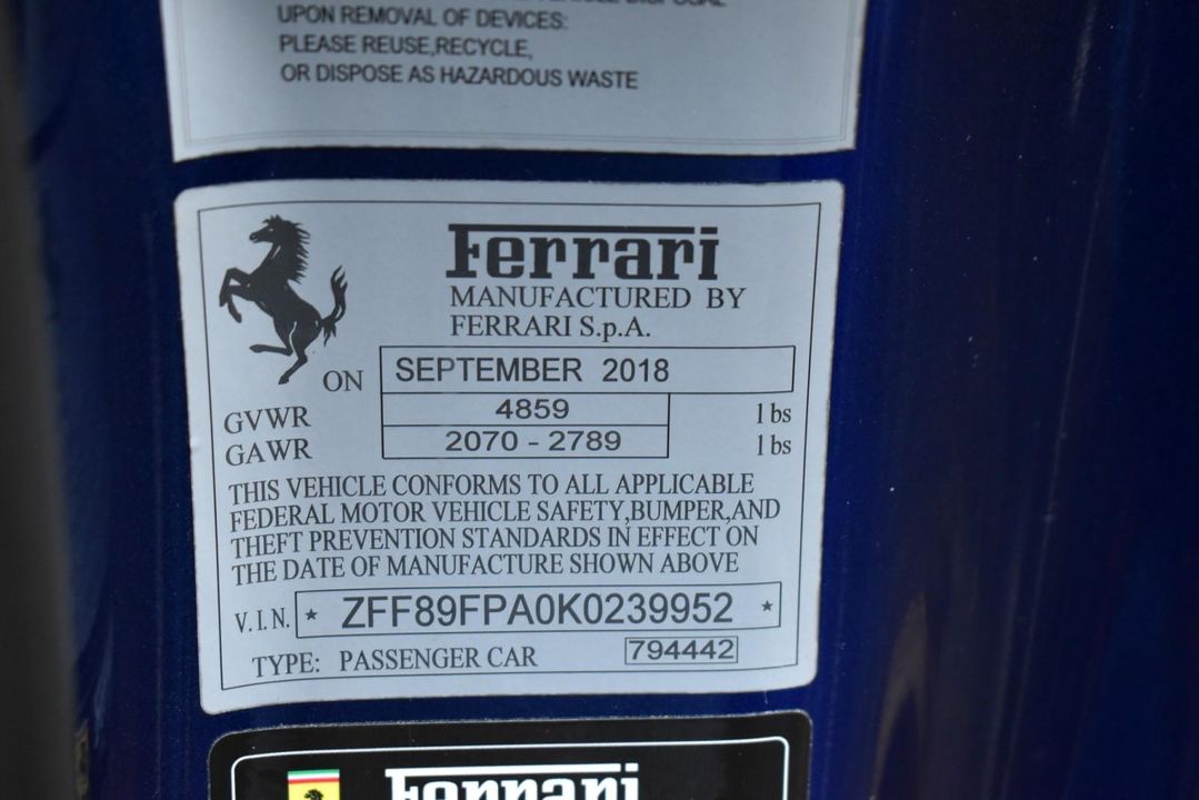 2019 Ferrari Portofino
