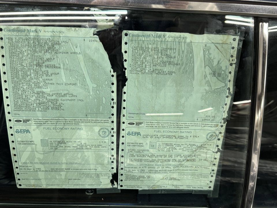 1979 Lincoln Mark V Collector Series