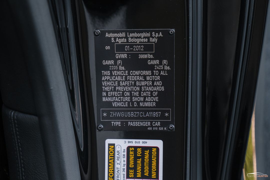 2012 Lamborghini Gallardo