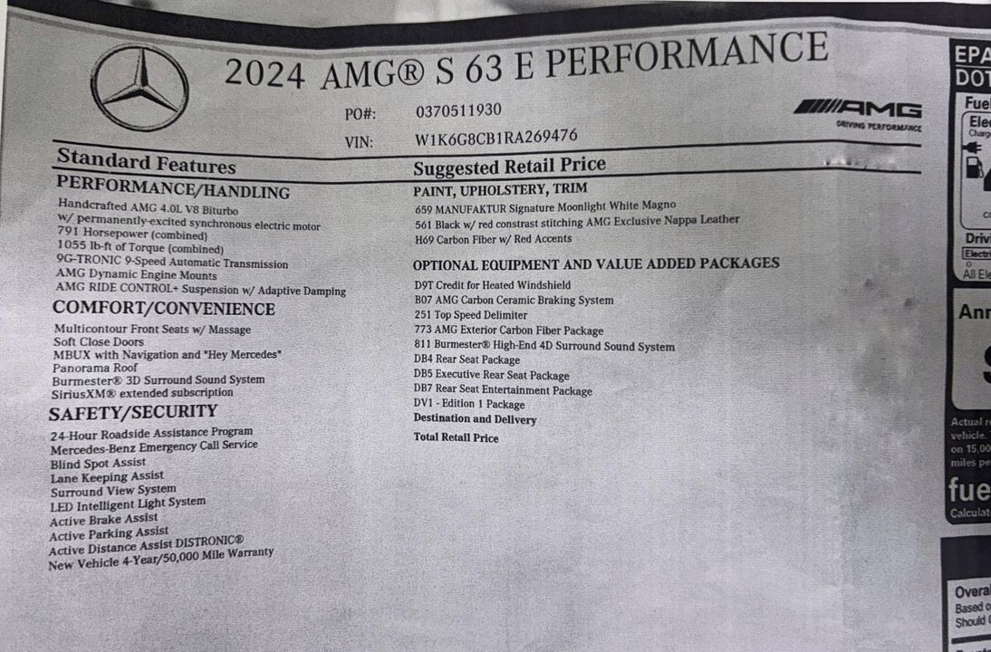 2024 Mercedes-Benz S-Class