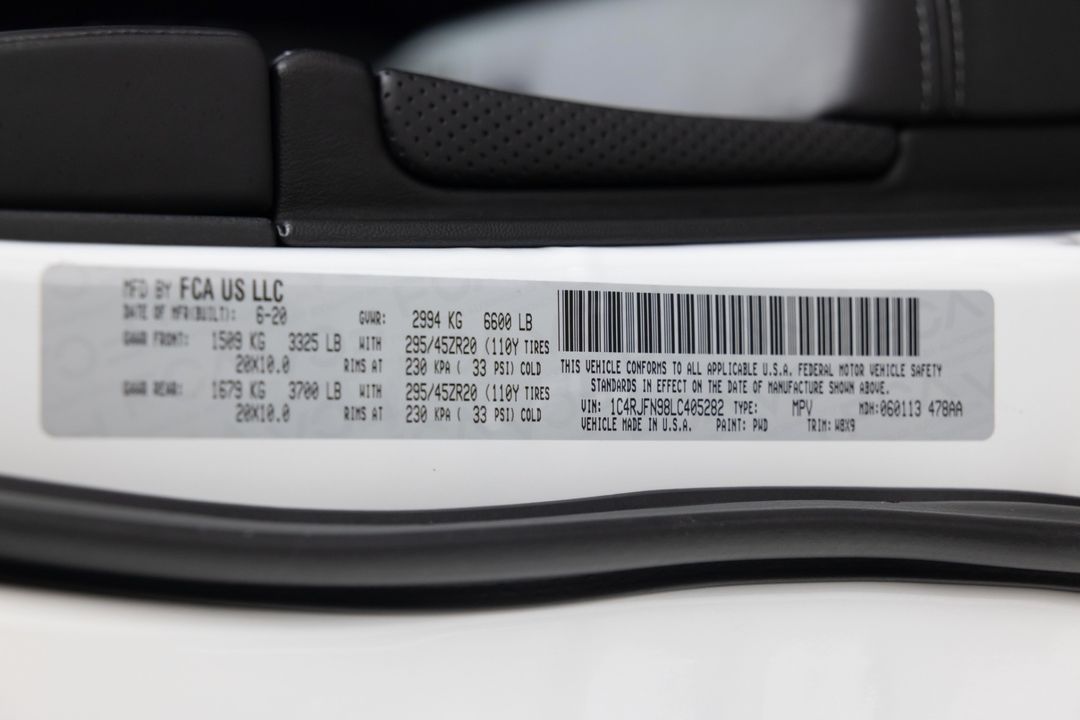 2020 Jeep Grand Cherokee Trackhawk