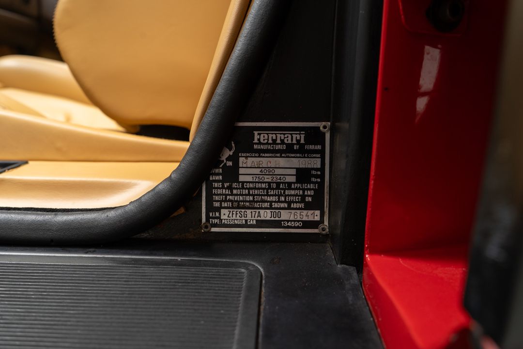1988 Ferrari Testarossa