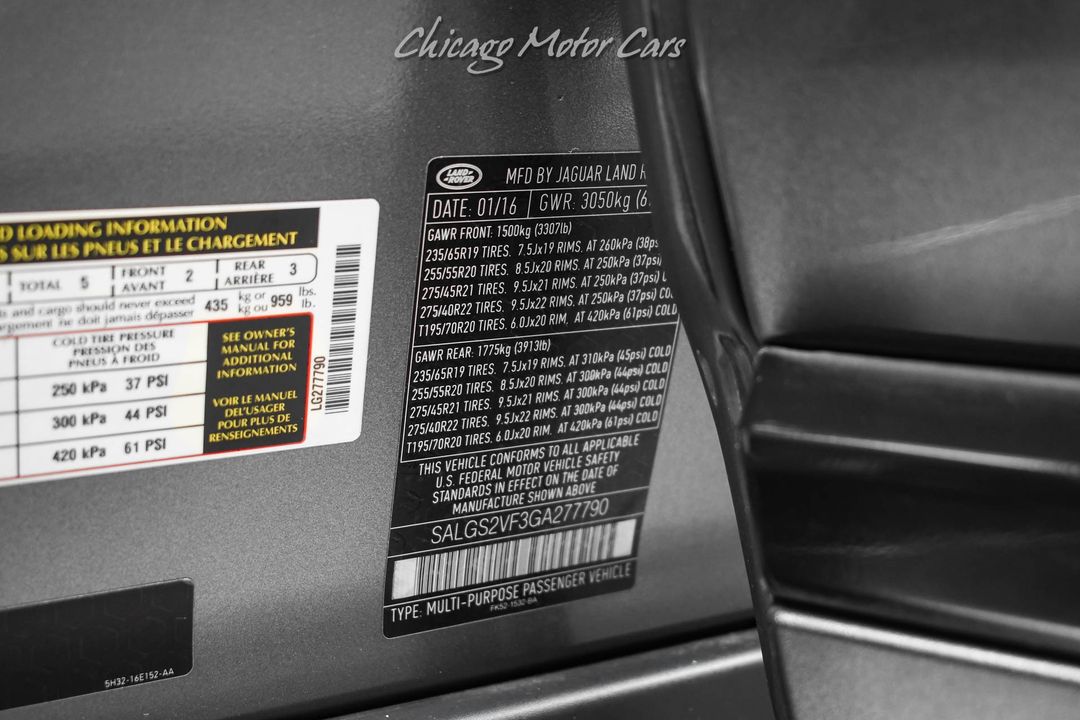 2016 Land Rover Range Rover