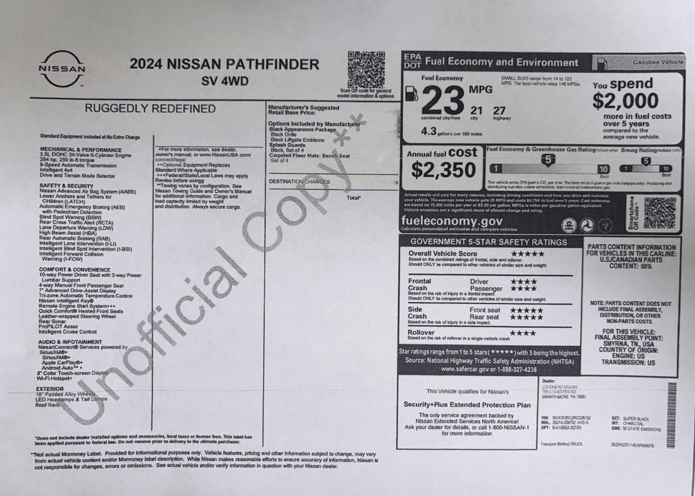 2024 Nissan Pathfinder