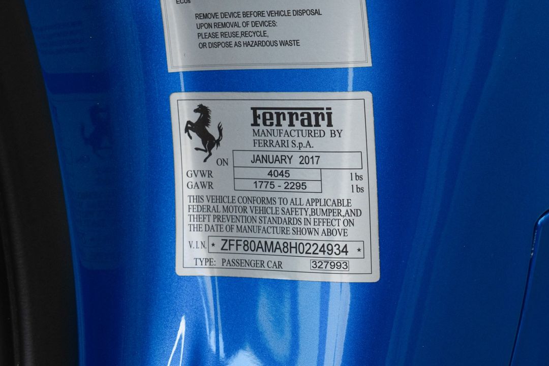 2017 Ferrari 488