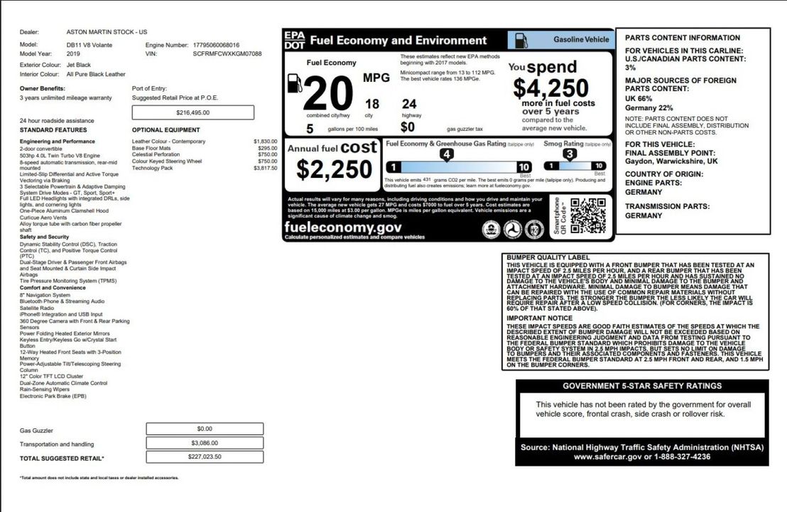 2019 Aston Martin DB11