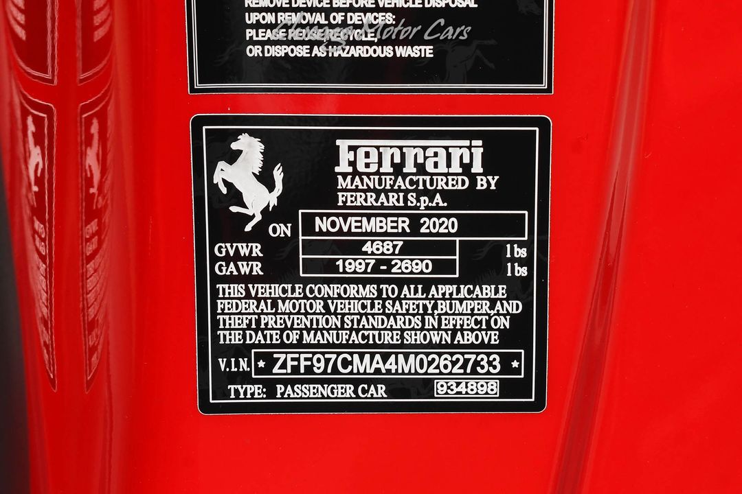 2021 Ferrari 812 GTS