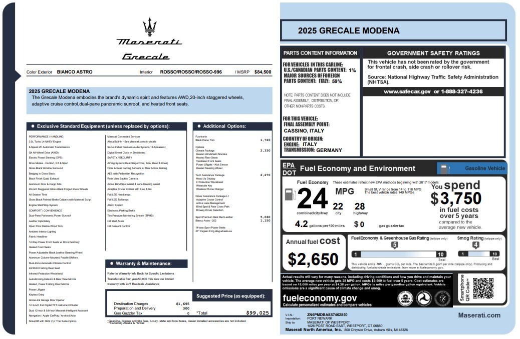 2025 Maserati Grecale